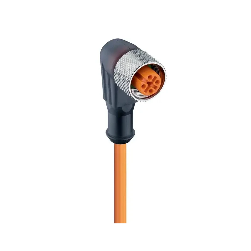 Lumberg Automation Female 4 Way Right Angle to Unterminated Sensor Actuator Cable 230V RKWT4-07/2