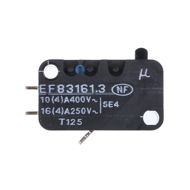 Crouzet Plunger Micro Switch with Solder Terminal, 16A Current, 250 V ac, SPDT Contact Configuration, IP40 83161301
