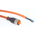 Lumberg Automation Female 5-Way Straight to Unterminated Sensor Actuator Cable, 5 m, 60V, PVC and Polyurethane RKT5-56/5