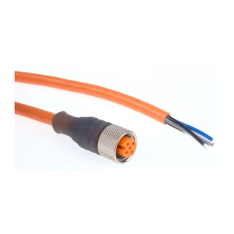 Lumberg Automation Female 5-Way Straight to Unterminated Sensor Actuator Cable, 5 m, 60V, PVC and Polyurethane RKT5-56/5