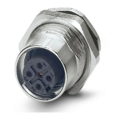 Phoenix Contact Circular Connector Bulkhead Mount M12, 5 Contacts, Socket, Female, IP67, Polymer Housing, 60V, 4A 1542761
