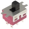 C & K Panel Slide Switch DPDT Latching 6A Nylon 1201M1S3ZQE2