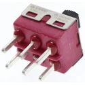 C & K PCB Slide Switch DPDT Latching 6A Nylon 28V DC 250V AC 1000 Series 1201M2S3CQE2