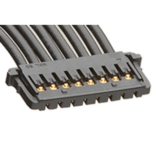 Molex Wire to Board Cable 10 Way Female Picolock Connector Black Thermoplastic Jacket 50 mm 150V 15132-1000