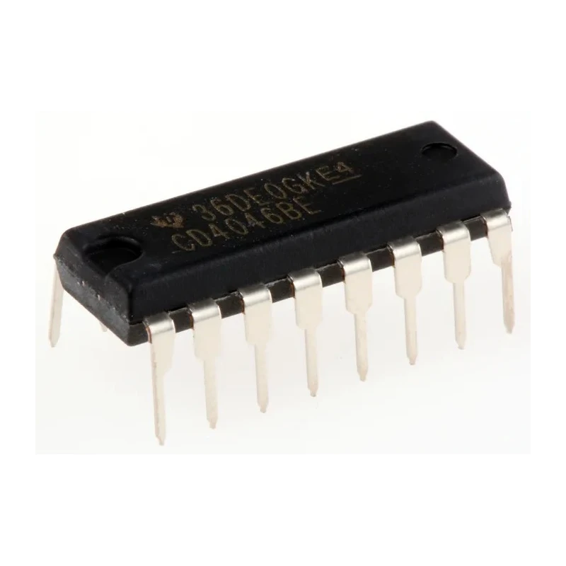 Texas Instruments Clock Synthesiser 1 Output 16-Pin PDIP 3-18V Operating Voltage CD4046BE