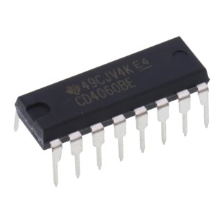 Texas Instruments 14 Stage Through Hole Binary Counter 4000 Series 16-Pin PDIP CD4060BE