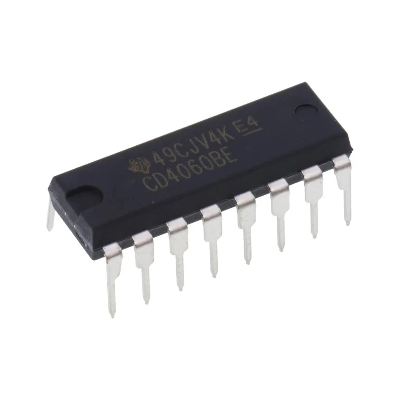Texas Instruments 14 Stage Through Hole Binary Counter 4000 Series 16-Pin PDIP CD4060BE