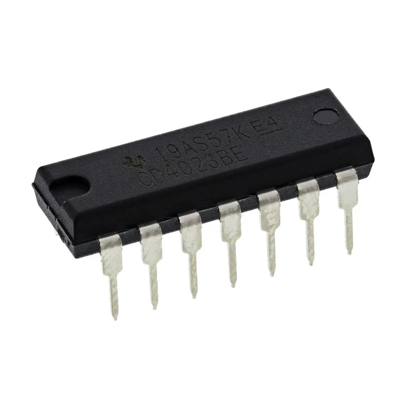 Texas Instruments 3 3-Input NAND Logic Gate, 14-Pin PDIP CD4023BE
