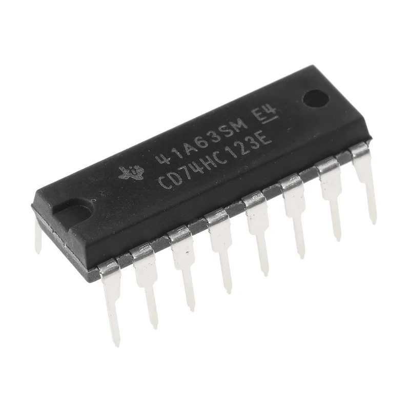 Texas Instruments Monostable Multivibrator 2 Elements HC Logic Family 16-Pin PDIP CD74HC123E