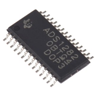 Texas Instruments 2-Channel 31-bit Delta Sigma ADC, 4ksps Sampling Rate, 28-Pin TSSOP ADS1282IPW
