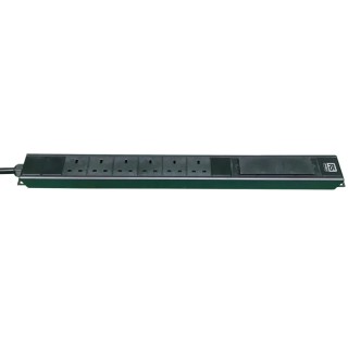 RS PRO 3 m 6 Socket BS1363 Power Distribution Unit Power Strip 250V AC BS4343/EN60309 32A BS1363 BS1363
