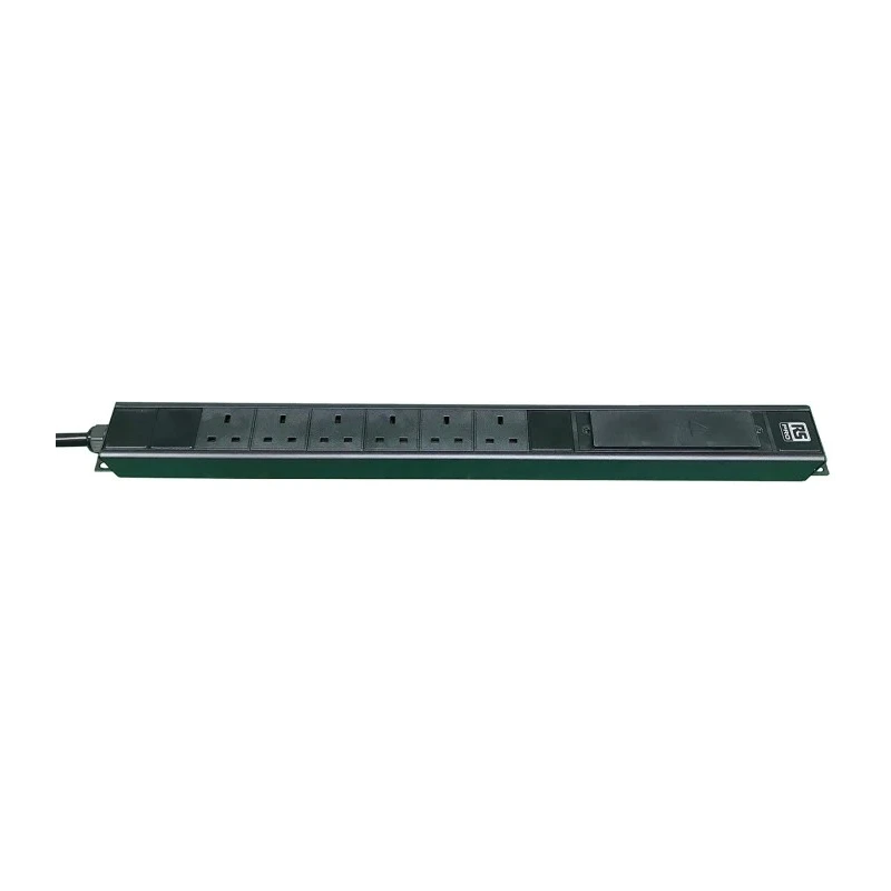 RS PRO 3 m 6 Socket BS1363 Power Distribution Unit Power Strip 250V AC BS4343/EN60309 32A BS1363 BS1363
