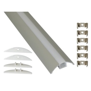 PowerLED LED Strip Extrusion & Diffuser EXT for Under Cabinet Lighting Shelve Lighting Skirting Board Lighting Cove EXT8