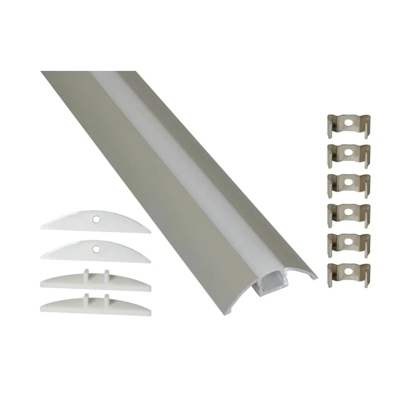 PowerLED LED Strip Extrusion & Diffuser EXT for Under Cabinet Lighting Shelve Lighting Skirting Board Lighting Cove EXT8