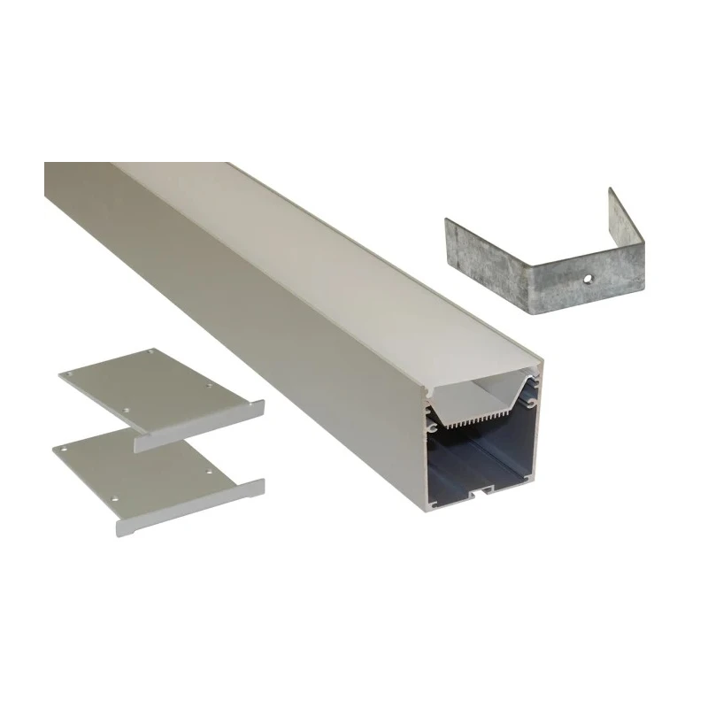 PowerLED LED Strip Extrusion & Diffuser EXT for Under Cabinet Lighting Shelve Lighting Skirting Board Lighting Cove EXT8