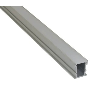 PowerLED LED Strip Extrusion & Diffuser for Cove Lighting, Skirting Board, Shelve, Under Cabinet, Aluminum 1m EXT9