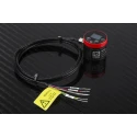RS PRO Infrared Temperature Sensor V Output Signal 1 m Cable, 0 °C to 1000 °C, IP65 Rated, Aluminium ABS Housing 161-8103