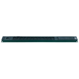 RS PRO 3 m 12 Socket IEC C13 10A 250V AC Power Distribution Unit Power Strip 161-7266