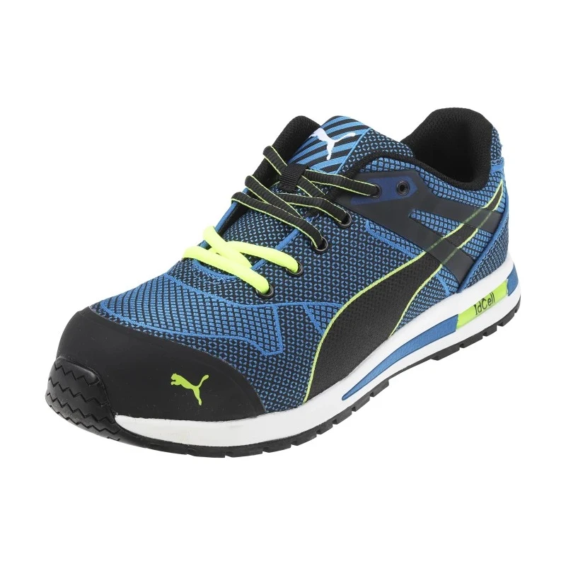 Puma Safety Blaze Knit Men's Blue Steel Toe Safety Trainer UK Size 10 EU Size 44 643060