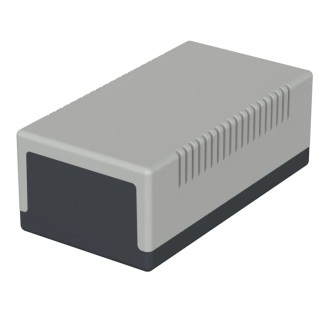 Bopla Element Series Polystyrene Enclosure with Grey Lid, IP30, 55 mm x 150 mm x 80 mm 05440200