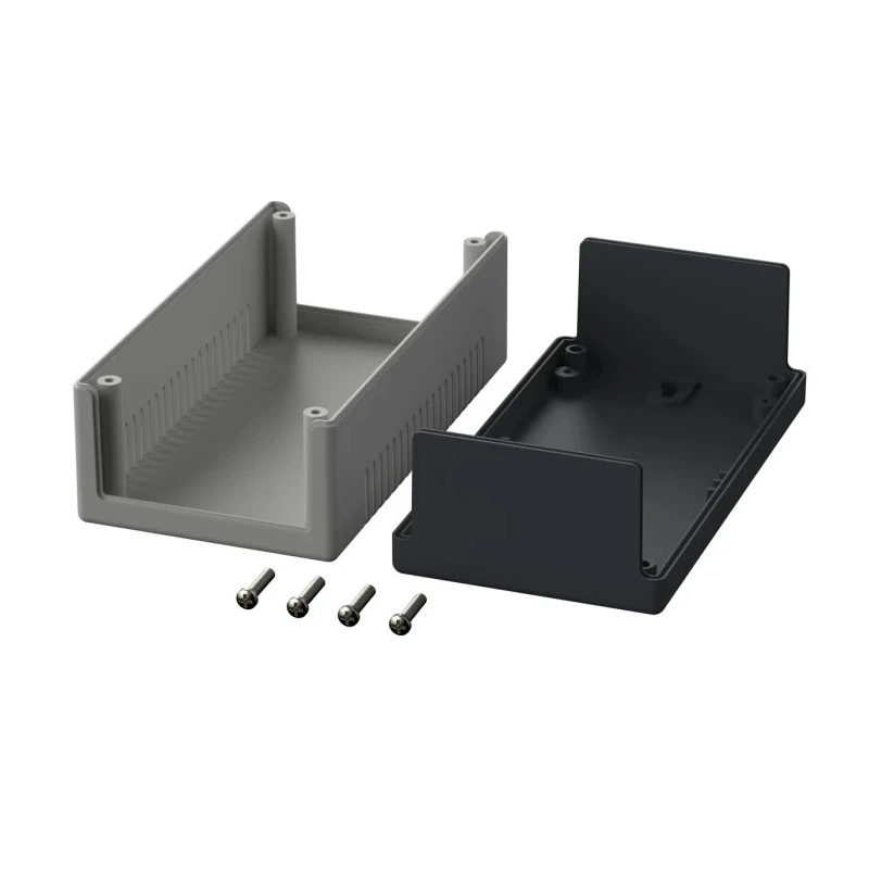 Bopla Element Series Polystyrene Enclosure with Grey Lid, IP30, 55 mm x 150 mm x 80 mm 05440200