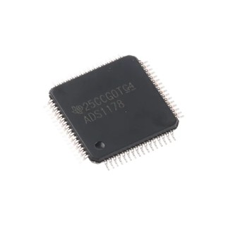 Texas Instruments Multi-Channel 16 Bit 8 ADC Delta Sigma Architecture 52ksps 64-Pin HTQFP ADC ADS1178IPAPT