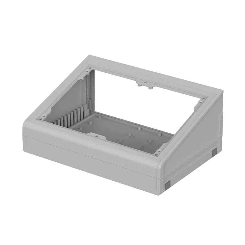 Bopla Ultrapult Series Light Grey ABS Desktop Enclosure Sloped Front 290.9 mm x 198.9 mm x 120.4 mm 45620185 UMP 62018 FP