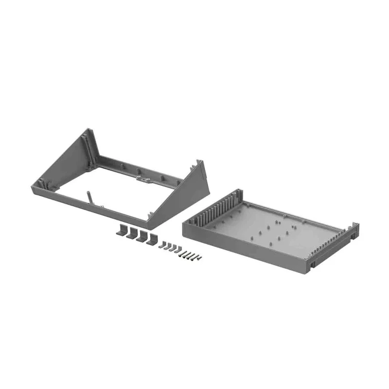 Bopla Ultrapult Series Light Grey ABS Desktop Enclosure Sloped Front 290.9 mm x 198.9 mm x 120.4 mm 45620185 UMP 62018 FP