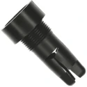 TE Connectivity Size 11 Straight Cable Grip Female Black, 45.59mm Length 207490-1