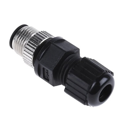 TE Connectivity Circular Connector 8 Contacts Cable Mount Plug Male IP67 Nylon Housing 500V 2A Solder Termination 1838275-4