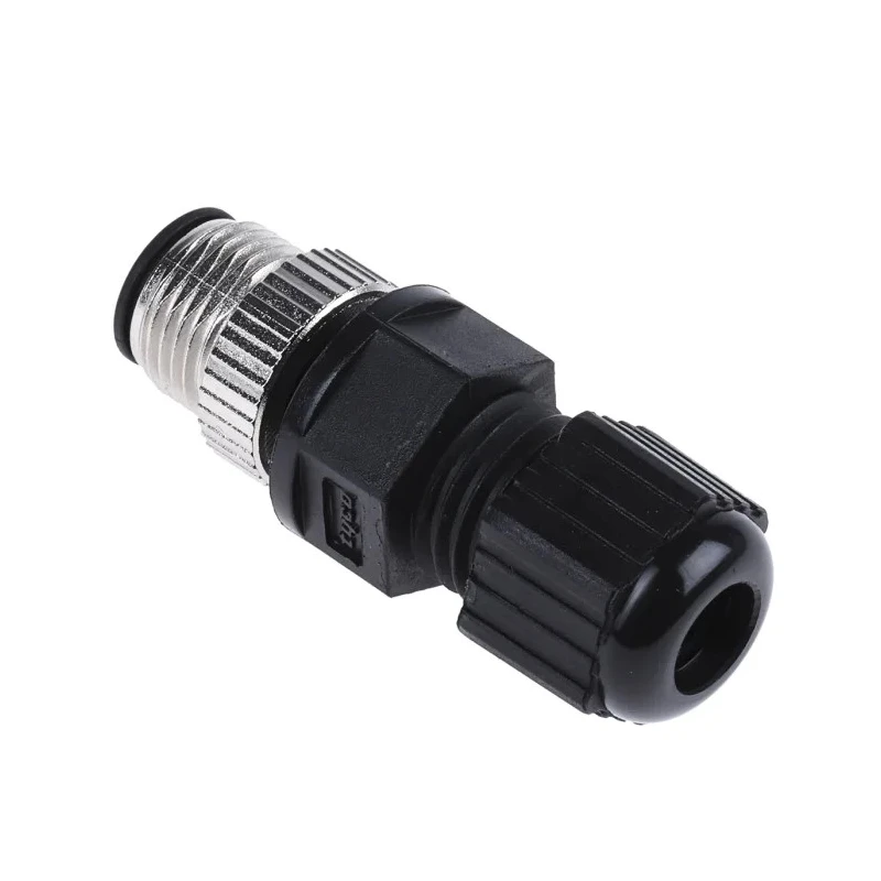 TE Connectivity Circular Connector 8 Contacts Cable Mount Plug Male IP67 Nylon Housing 500V 2A Solder Termination 1838275-4