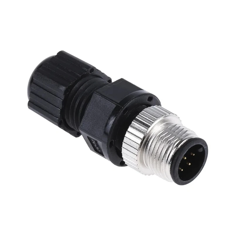 TE Connectivity Circular Connector 8 Contacts Cable Mount Plug Male IP67 Nylon Housing 500V 2A Solder Termination 1838275-4