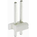 TE Connectivity MTA-156 Series Right Angle Through Hole Pin Header, 4 Contacts, 3.96 mm Pitch, 1 Row, Unshrouded 640387-4