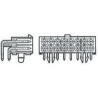 TE Connectivity Mini-Universal MATE-N-LOK Series Right Angle Through Hole PCB Header, 2 Contacts, 4.14 mm Pitch 1-770966-1