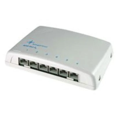 Telegartner Mini Patch Panel MPD6 Cat6a Series 6 Port RJ45 STP White J02021A0050