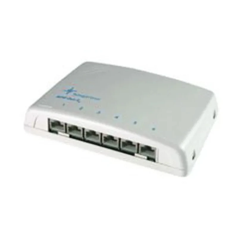 Telegartner Mini Patch Panel MPD6 Cat6a Series 6 Port RJ45 STP White J02021A0050