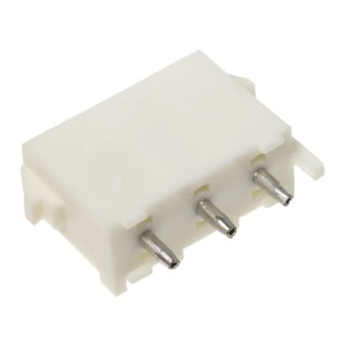 TE Connectivity Universal MATE-N-LOK Series Straight Through Hole PCB Socket, 3-Contact, 1 Row, 6.35 mm Pitch Solder 643414-1