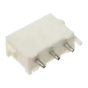 TE Connectivity Universal MATE-N-LOK Series Straight Through Hole PCB Socket, 3-Contact, 1 Row, 6.35 mm Pitch Solder 643414-1