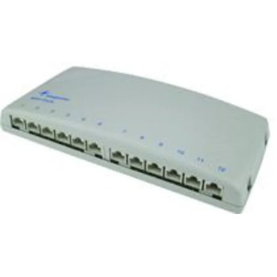 Telegartner MPD6 Cat6a Series 12 Port RJ45 Mini Patch Panel UTP White J02022A0052