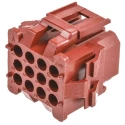 TE Connectivity Miniature Rectangular II Male Connector Housing 4.19 mm Pitch 12 Way 4 Row Straight 1-640522-0