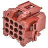 TE Connectivity Miniature Rectangular II Male Connector Housing 4.19 mm Pitch 12 Way 4 Row Straight 1-640522-0