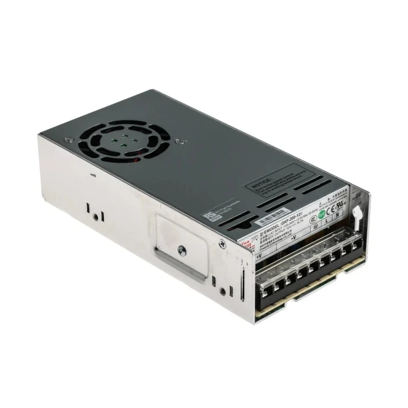 RS PRO Switching Power Supply 12V DC 200W PCB Mount Enclosed SMPS 16.7A Input 85-264V AC 120-370V DC 199x99x50mm 161-8219