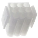 TE Connectivity Commercial MATE-N-LOK Male Connector Housing 6.1 mm Pitch 4 Way 2 Row Straight 1-480510-0