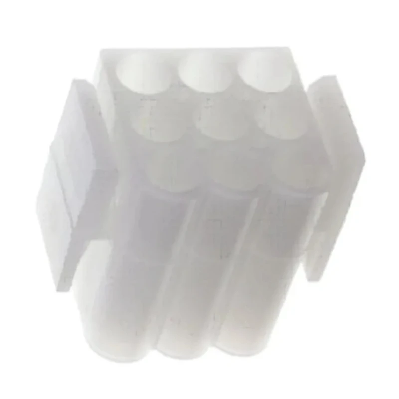 TE Connectivity Commercial MATE-N-LOK Male Connector Housing 6.1 mm Pitch 4 Way 2 Row Straight 1-480510-0