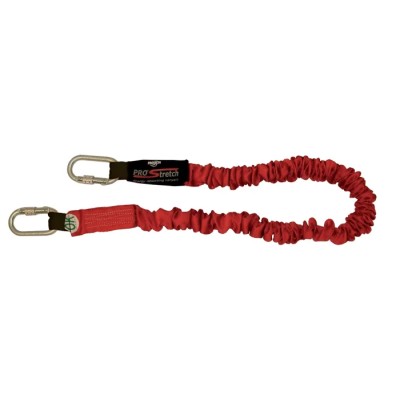 Protecta 2 m Fall Arrest Shock Absorbing Lanyard Polyester Material Carabiner Connection AE5220SAA