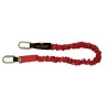 Protecta 2 m Fall Arrest Shock Absorbing Lanyard Polyester Material Carabiner Connection AE5220SAA