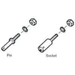 TE Connectivity M Series Female Jackscrew for Rectangular Connector 200875-7