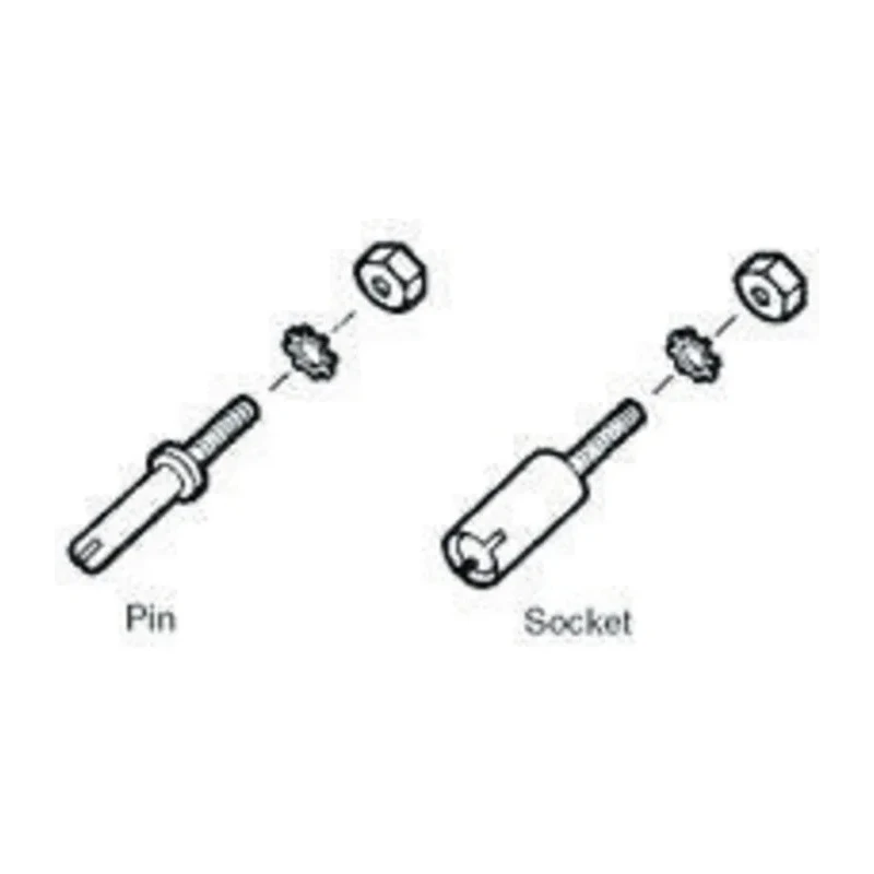 TE Connectivity M Series Female Jackscrew for Rectangular Connector 200875-7