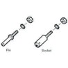 TE Connectivity M Series Female Jackscrew for Rectangular Connector 200875-7