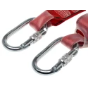 Protecta 2 m Fall Arrest Shock Absorbing Lanyard with Screw Snap Hook, Single Leg, 100kg Capacity AE529